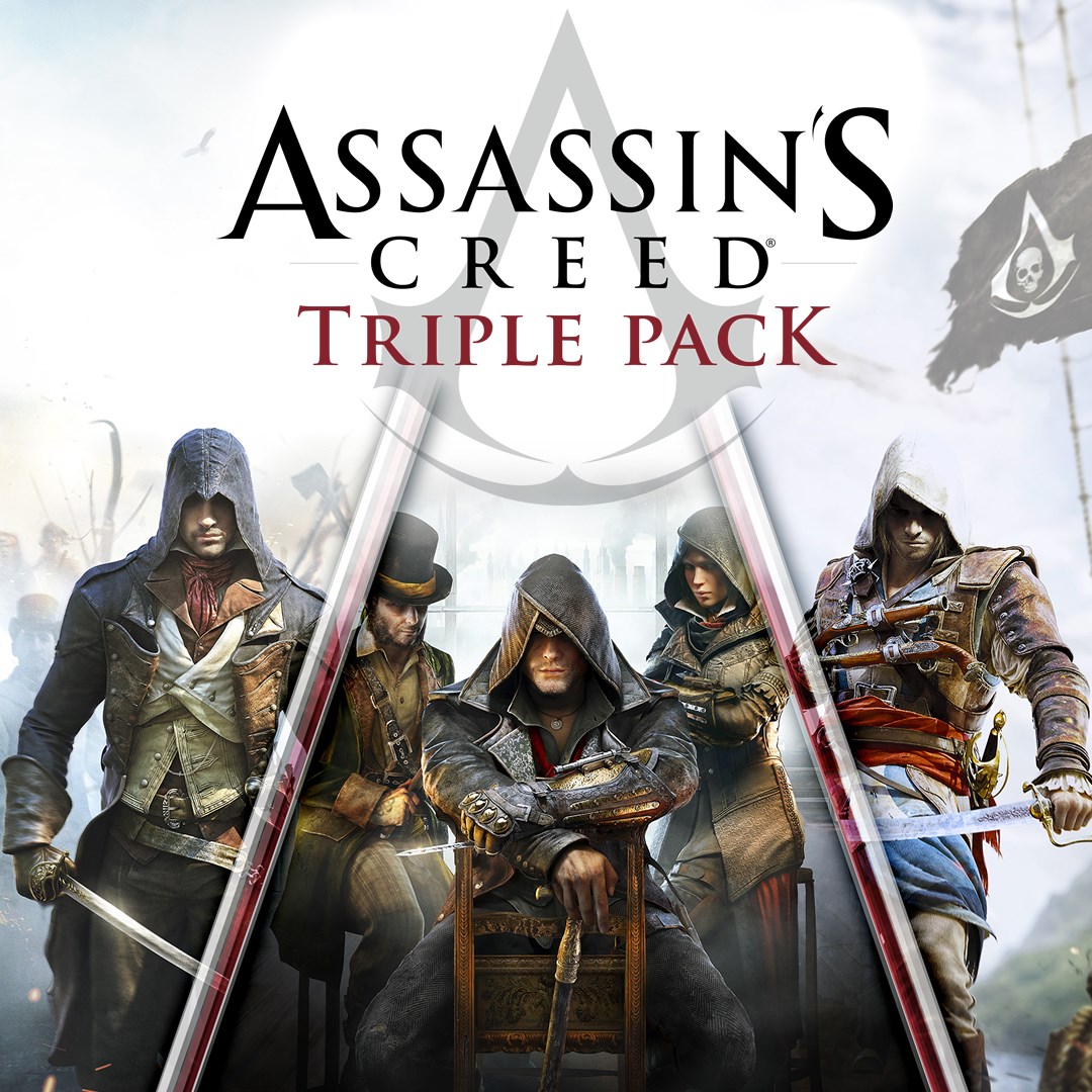 Assassin's Creed Triple Pack: Black Flag, Unity, Syndicate - Xbox live key - South Africa