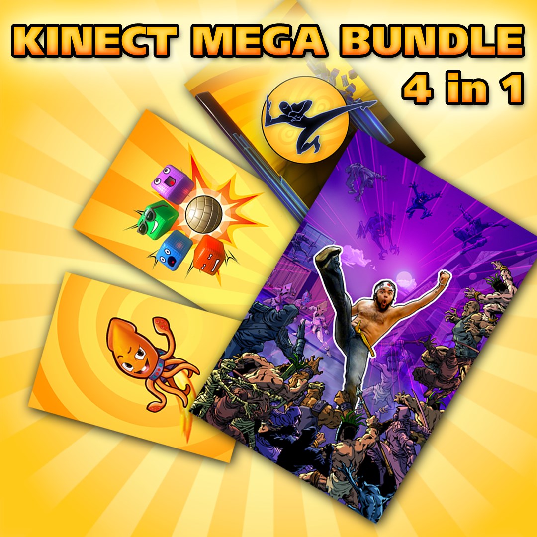 Kinect Mega Bundle: 4 in 1 - Xbox live key - South Africa